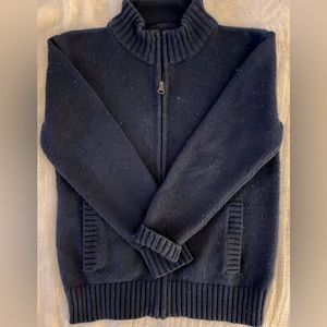 Gap Navy Blue Zip-up Sweater. Boys’ Size 8, Kids’ Medium